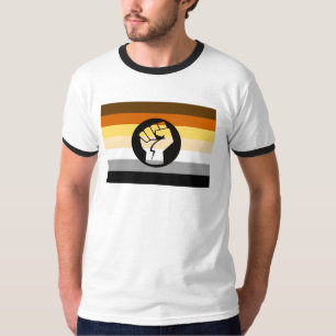 Björn Stolthet Motstånd Flagga T-Shirt