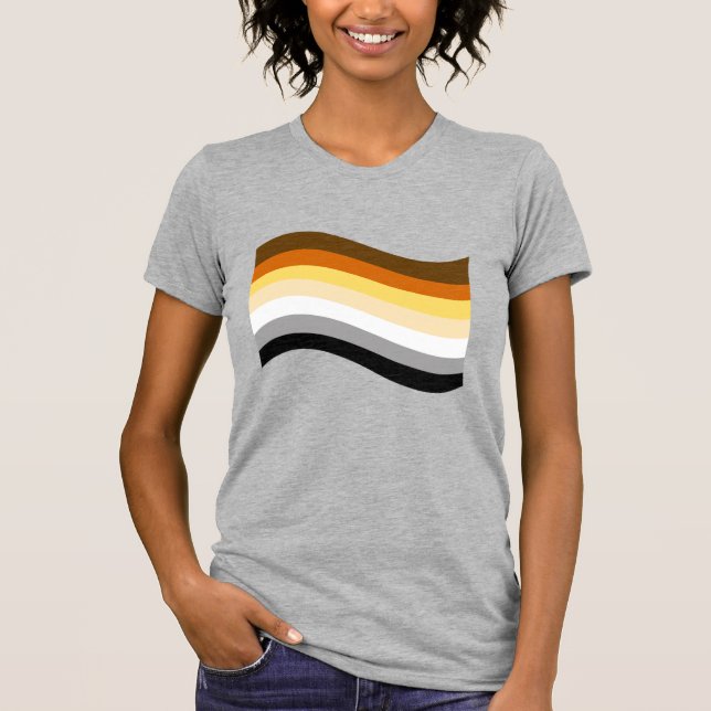 Björn Stolthets Våga Flagga T Shirt (Framsida)