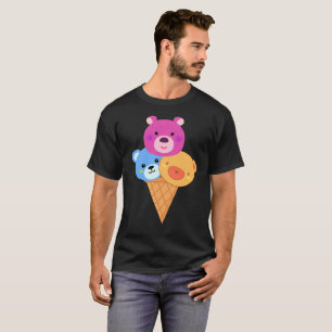 Björn Sundae Glasskägla T Shirt