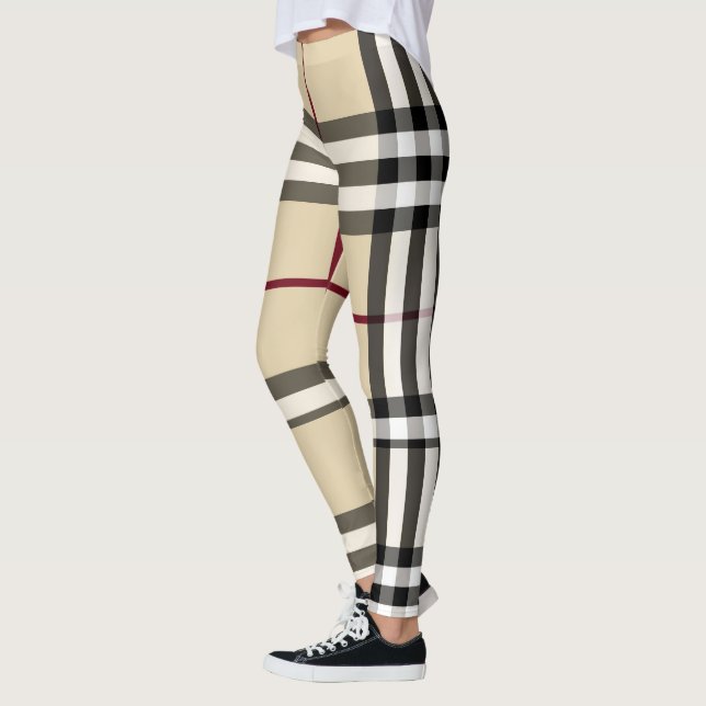 Björn/Svart/Röda/Vita Play Leggings (Vänster)