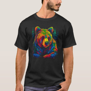 Björn, svart t shirt