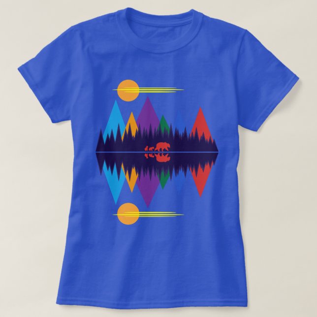 Björn & ungar tee (Design framsida)