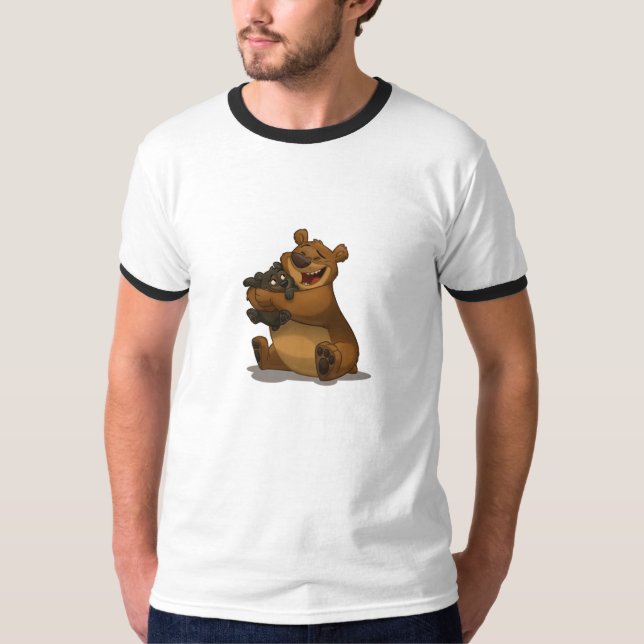 Björn- & ungeskjorta tee shirt (Framsida)