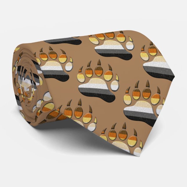 Björn - Ursinbjörnens symbol klo Slips (Rullad)