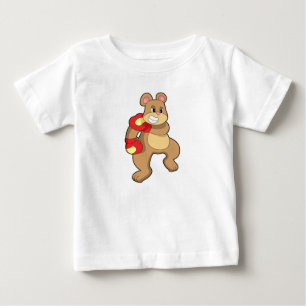 Björn vid Boxing med Boxinghandskar T Shirt