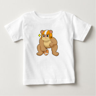 Björn vid fotbollsportar t shirt