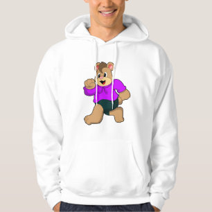 Björn vid körning hoodie