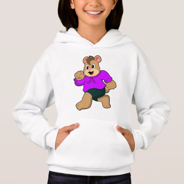 Björn vid körning t shirt (Framsida)