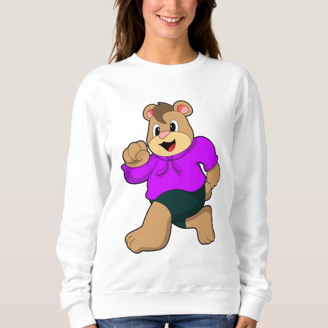 Björn vid körning t shirt (Framsida)