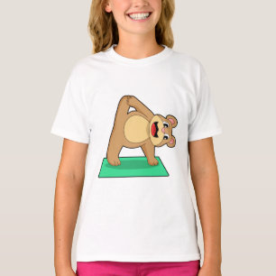 Björn vid Yoga Fitness T Shirt