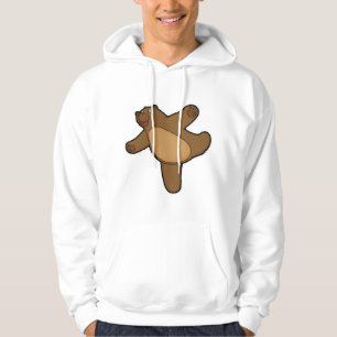 Björn vid Yoga Stretching träning Hoodie