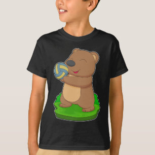 Björn Volleybollspelare Volleyboll T Shirt