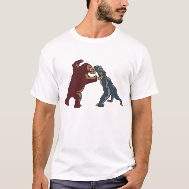 Björn vs gorilla tee (Framsida)