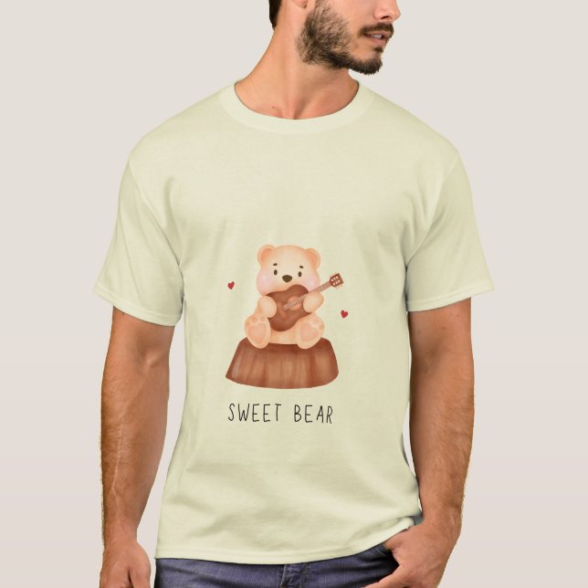 Björn- y Cute T Shirt (Framsida)