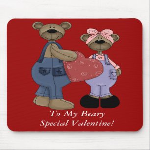 Björnälsklinganpassade Mousepad Musmatta