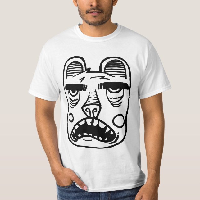 Björnansikte T-shirt (Framsida)