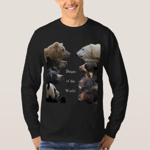 Björnar av denfärgade världen t-shirt