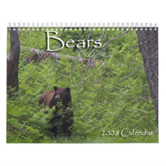 Björnar av Edward Hughes Kalender