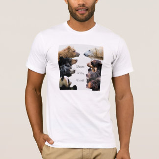 Björnar av världen t-shirt