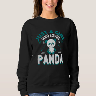 Björnar - Bara En Tjej Som Älskar Panda T Shirt