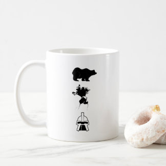 Björnar. Beta. Battlestar Galactica. Kaffemugg