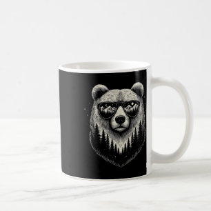 Björnar från naturscendesign för kvinnor och barn kaffemugg
