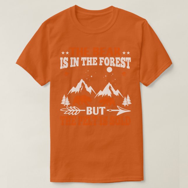 Björnar i skogen t shirt (Design framsida)