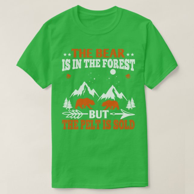 Björnar i skogen t shirt (Design framsida)