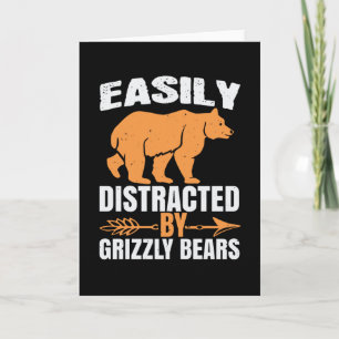 Björnar - lätt utspridda av grizzlybjörnar kort
