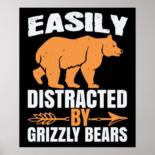 Björnar - lätt utspridda av grizzlybjörnar poster (Framsidan)