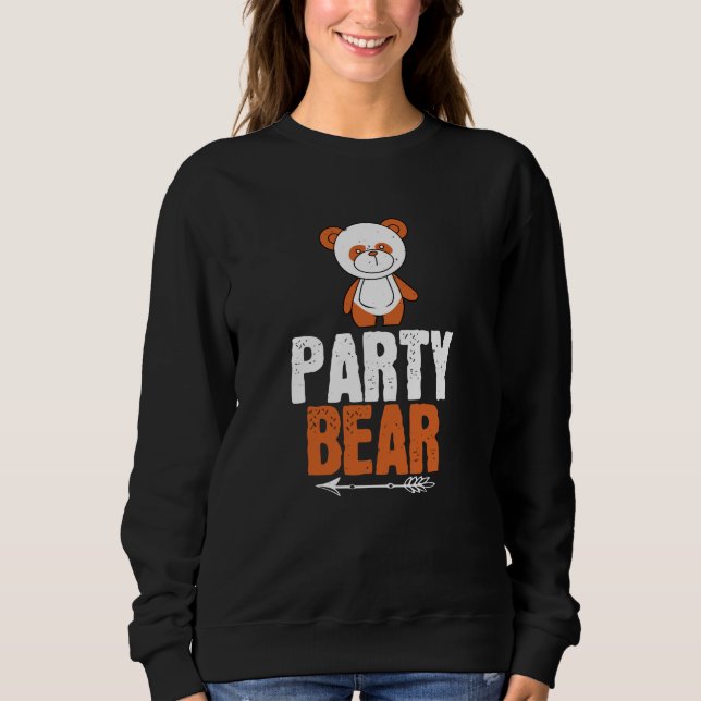 Björnar - Partybjörn T Shirt (Framsida)