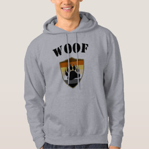 Björnar Pride flagga Bear Tass Woof Hoodie