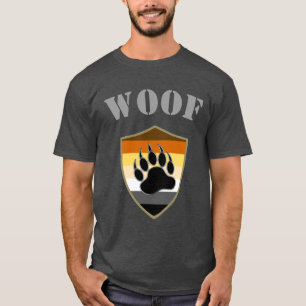 Björnar Pride flagga Bear Tass Woof T Shirt