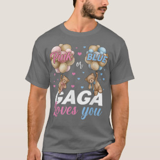 Björnar Rosa eller Blue Gaga Kärlek som du Gender  T Shirt