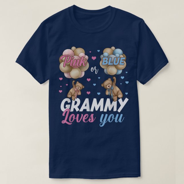 Björnar Rosa eller Kärlek av blått gramma som du G T Shirt (Design framsida)
