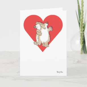 BJÖRNAR som DANSAR valentines vid Boynton Helgkort