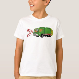 Björnar som kör Sopor Lastbil T Shirt