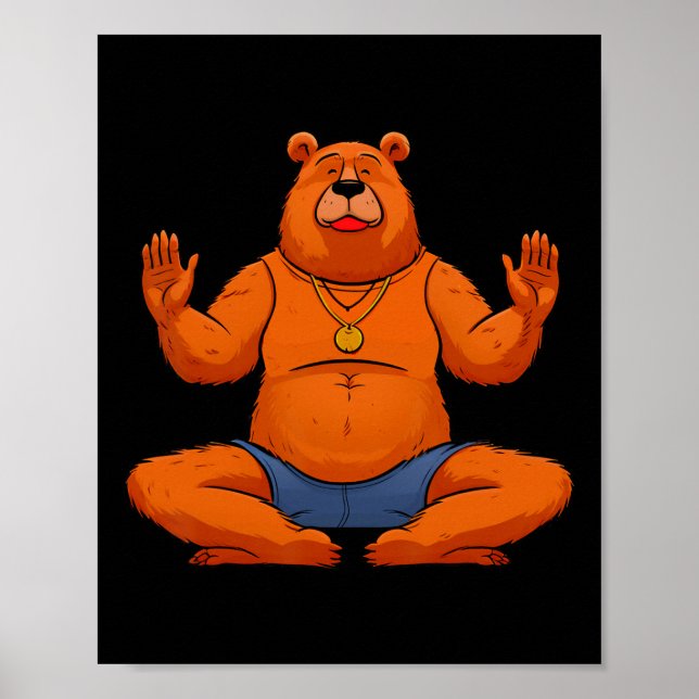 Björnar Yogayogi Björn  Poster (Framsidan)