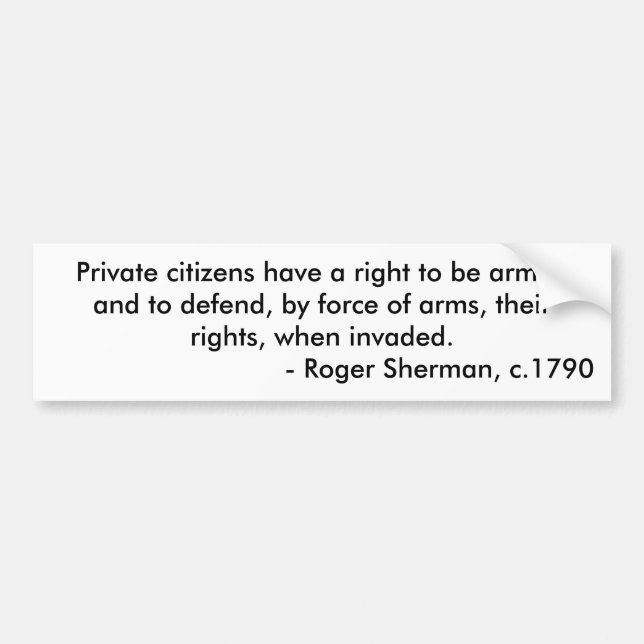 Björnärmar för medborgare rakt till bildekal (Framsidan)