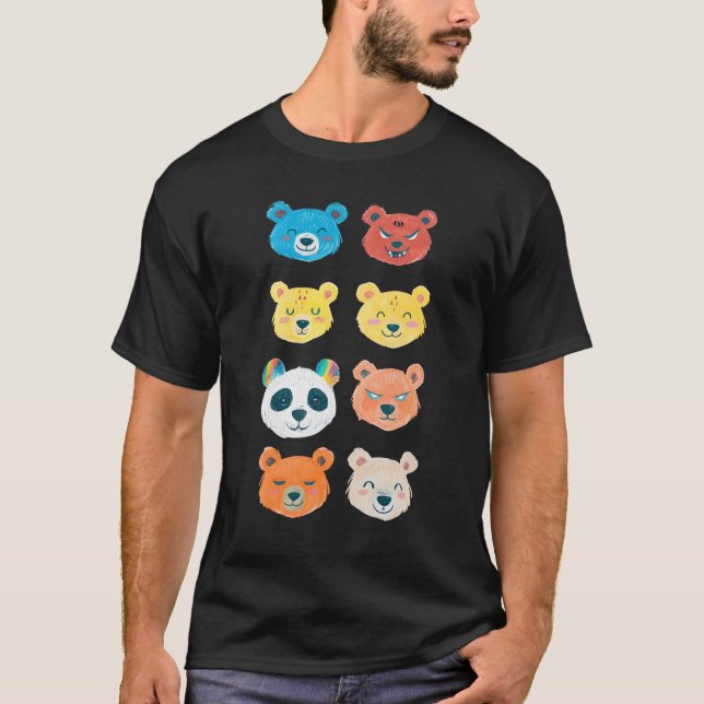 Björnarna av personlighet  t shirt (Framsida)