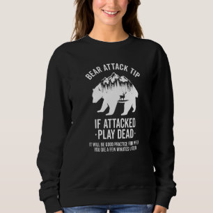 Björnattack Tips Camping Vandrings Utomhus Resa Vi T Shirt
