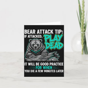 Björnattack Tips Spela Död Roligt Mörk Humor Kort