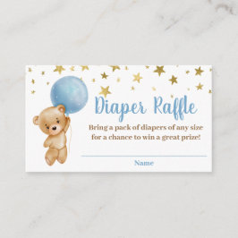 Björnballonger - Diaper Raffle Card Tilläggskort