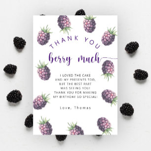 Björnbär födelsedagsfest tack så mycket