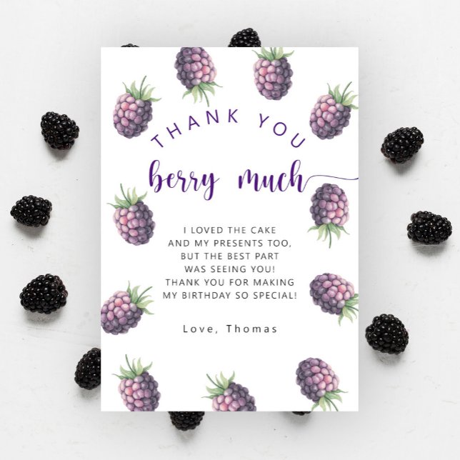 Björnbär födelsedagsfest tack så mycket kort (Skapare uppladdad)