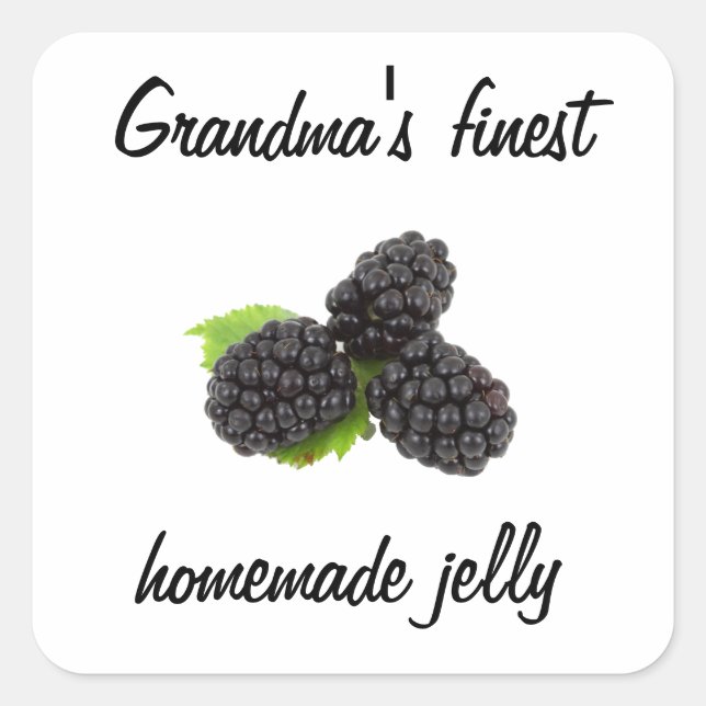 björnbär fyrkantigt klistermärke (Framsida)