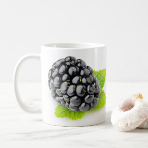 Björnbär och mynta kaffemugg