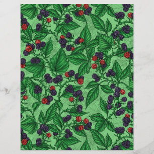 Björnbär på grönt