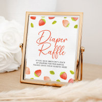 Björnbär, svep Diaper Raffle Game Sign