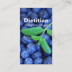 Björnbärdietitianvisitkort Visitkort